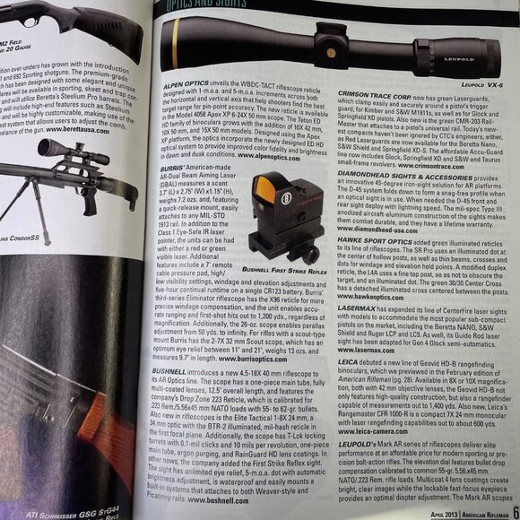 American Rifleman NRA Magazine April 2013 Vol 161 No 4 u National Rifle Associat - Picture 10 of 10